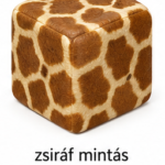 zsiráf mintás